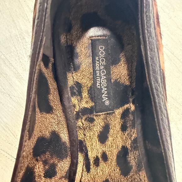 Dolce & Gabbana Animal Print Leather Ballet Flats Shoes Size 36 6 - Picture 10 of 10